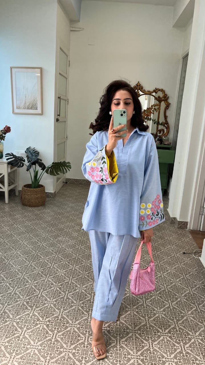 Sky Blue Co-ord set